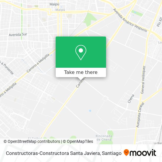Constructoras-Constructora Santa Javiera map