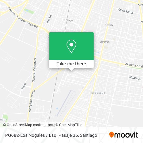 Mapa de PG682-Los Nogales / Esq. Pasaje 35