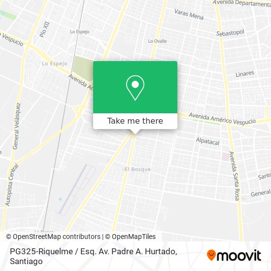 PG325-Riquelme / Esq. Av. Padre A. Hurtado map
