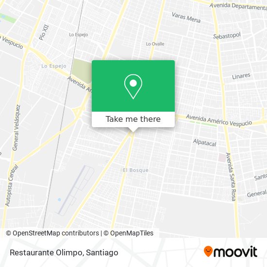 Restaurante Olimpo map