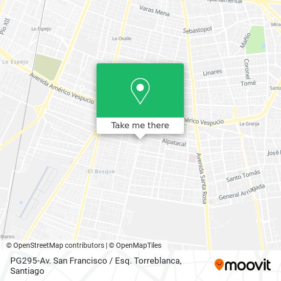 PG295-Av. San Francisco / Esq. Torreblanca map