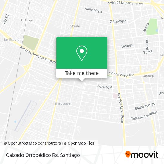 Mapa de Calzado Ortopédico Rs