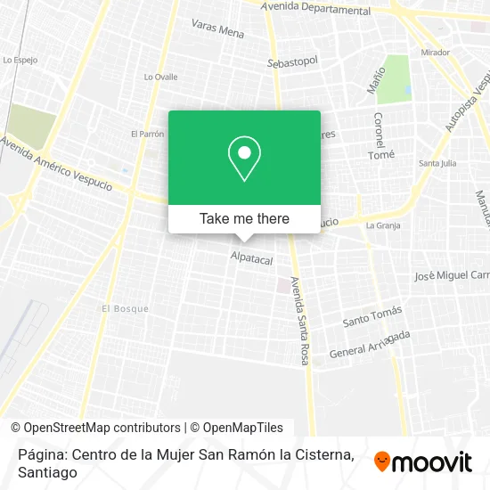 Página: Centro de la Mujer San Ramón la Cisterna map