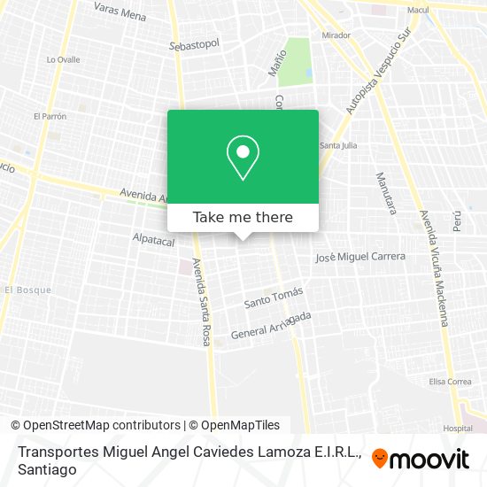 Transportes Miguel Angel Caviedes Lamoza E.I.R.L. map