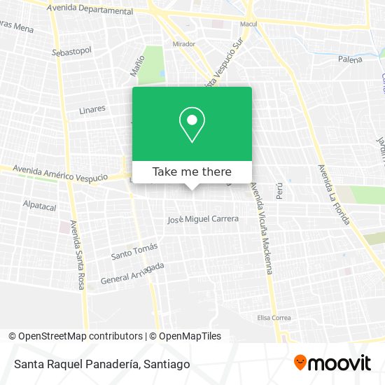 Santa Raquel Panadería map