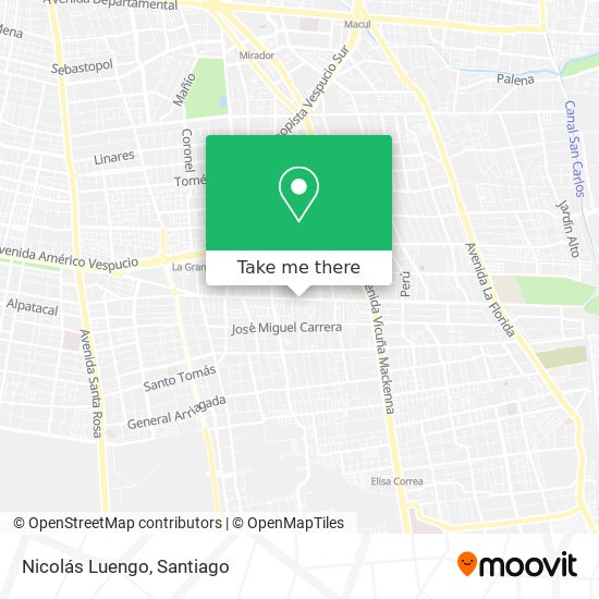 Nicolás Luengo map