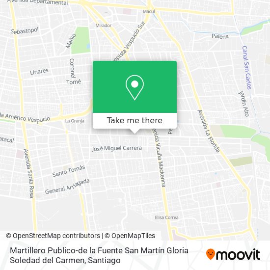 Martillero Publico-de la Fuente San Martín Gloria Soledad del Carmen map