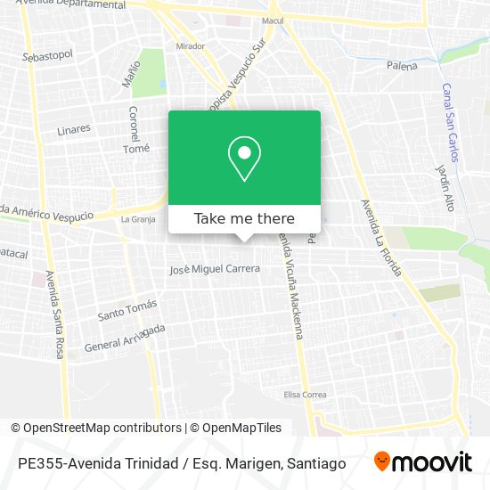 PE355-Avenida Trinidad / Esq. Marigen map