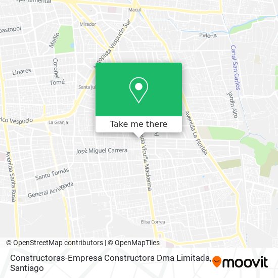 Mapa de Constructoras-Empresa Constructora Dma Limitada