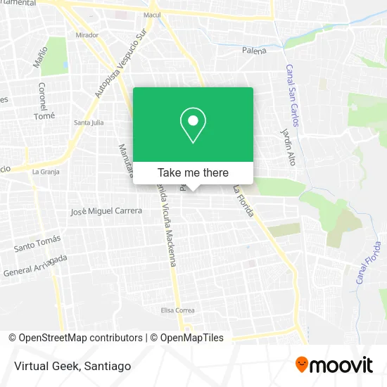 Virtual Geek map