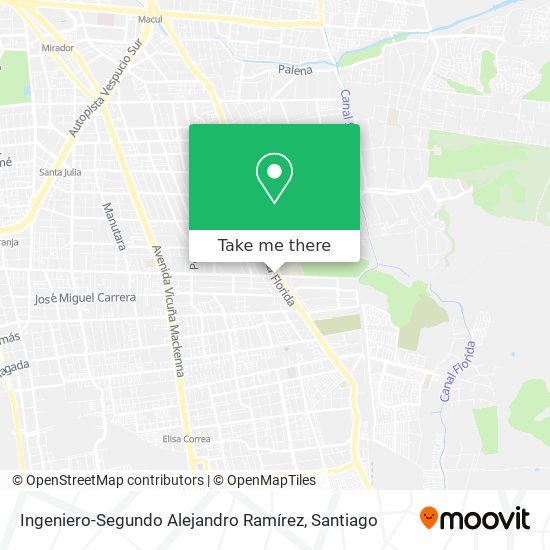 Ingeniero-Segundo Alejandro Ramírez map