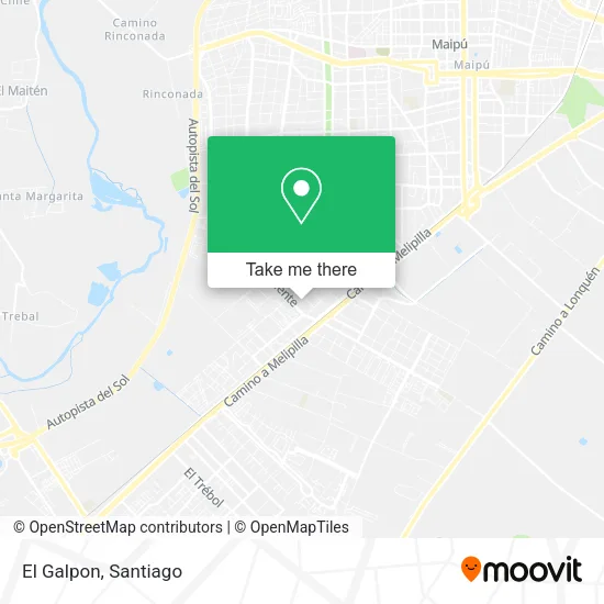 El Galpon map