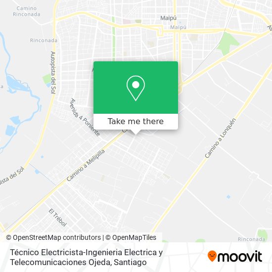 Mapa de Técnico Electricista-Ingenieria Electrica y Telecomunicaciones Ojeda