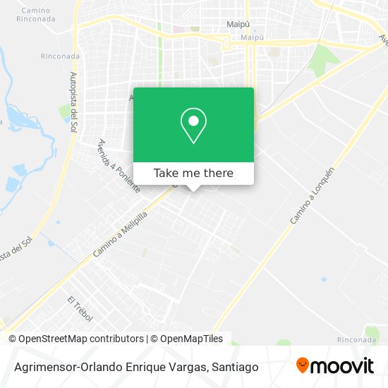 Agrimensor-Orlando Enrique Vargas map