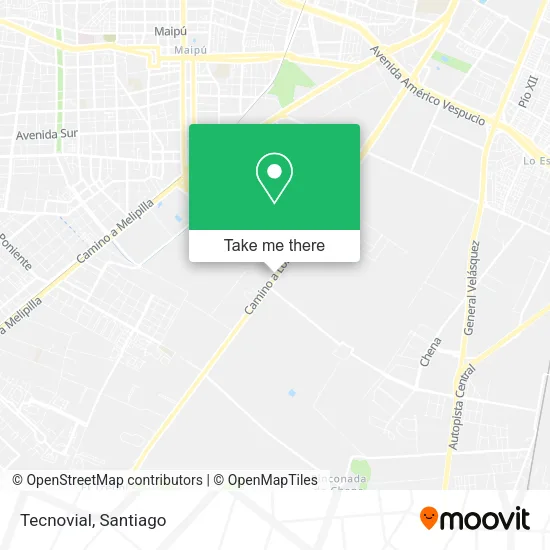 Tecnovial map