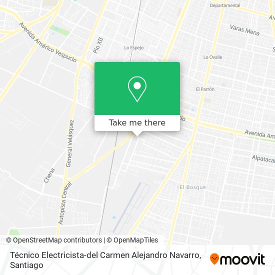 Mapa de Técnico Electricista-del Carmen Alejandro Navarro