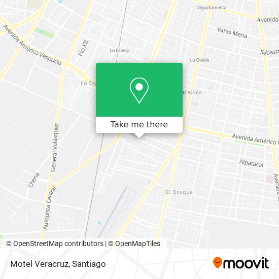 Mapa de Motel Veracruz