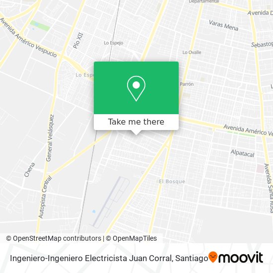 Ingeniero-Ingeniero Electricista Juan Corral map