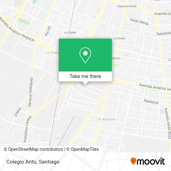 Colegio Antu map