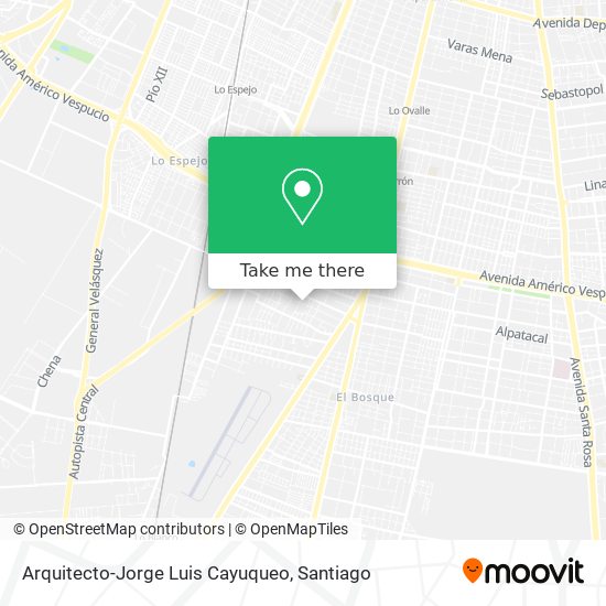 Mapa de Arquitecto-Jorge Luis Cayuqueo