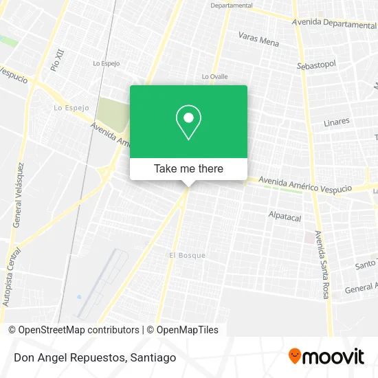 Don Angel Repuestos map