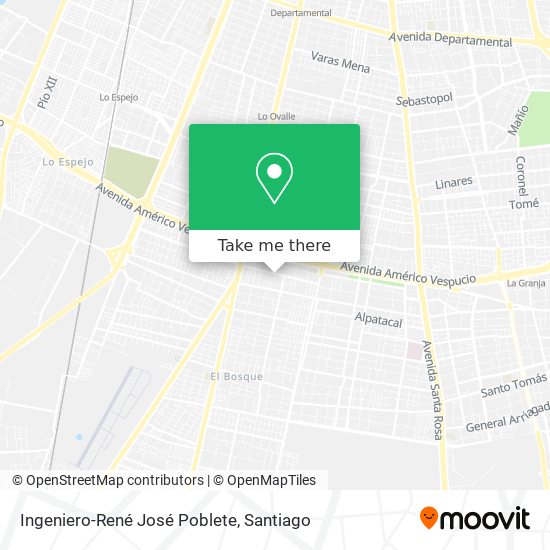 Ingeniero-René José Poblete map