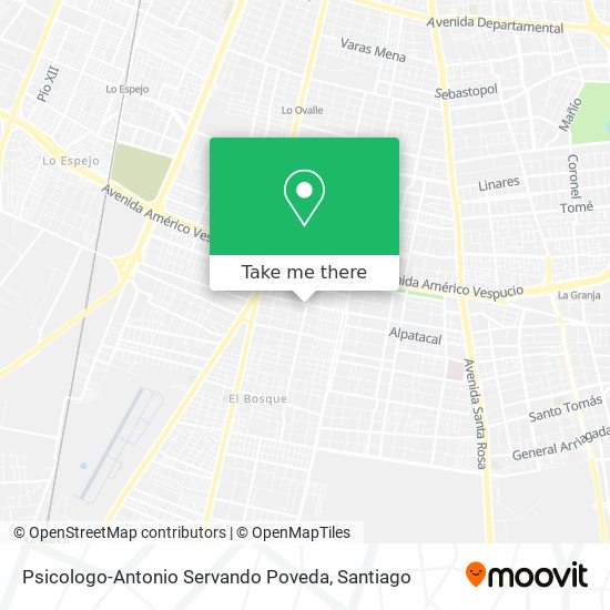 Psicologo-Antonio Servando Poveda map