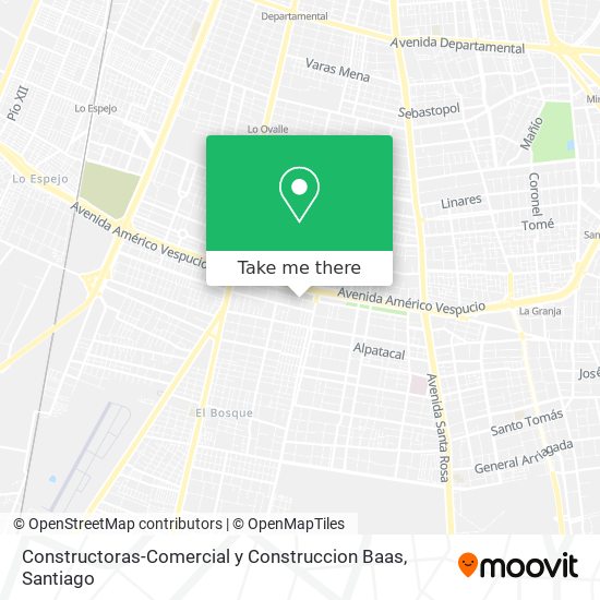 Mapa de Constructoras-Comercial y Construccion Baas