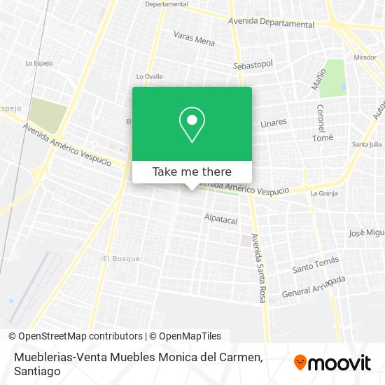 Mapa de Mueblerias-Venta Muebles Monica del Carmen