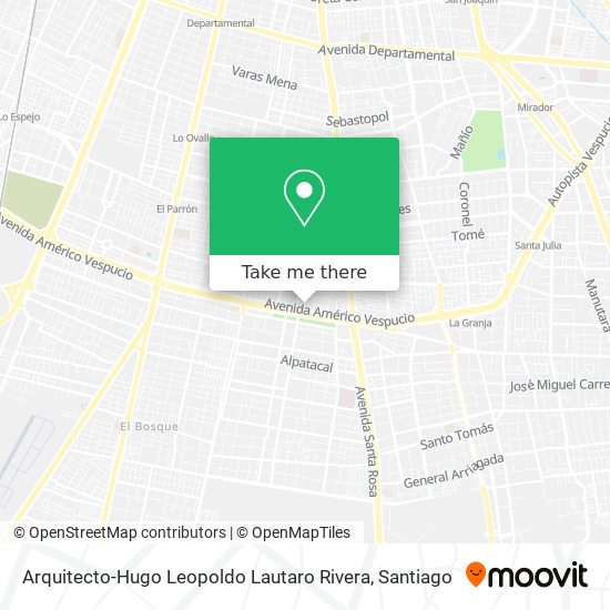 Mapa de Arquitecto-Hugo Leopoldo Lautaro Rivera