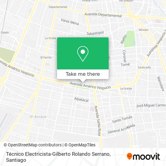 Técnico Electricista-Gilberto Rolando Serrano map