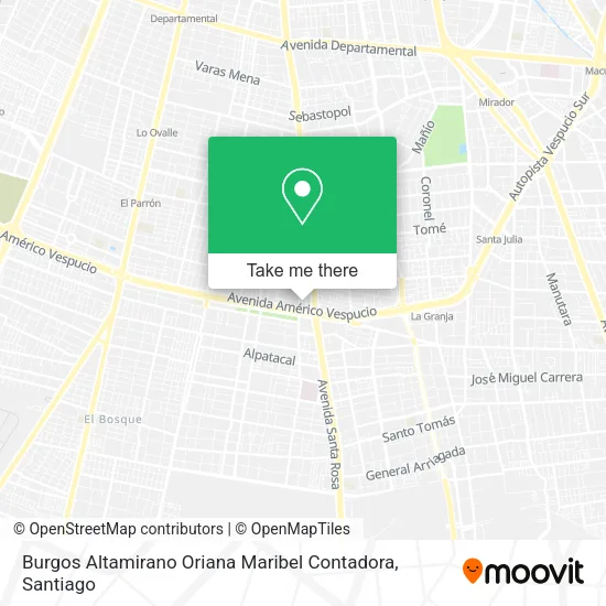 Burgos Altamirano Oriana Maribel Contadora map