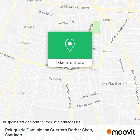 Peluqueria Dominicana Guerrero Barber Shop map