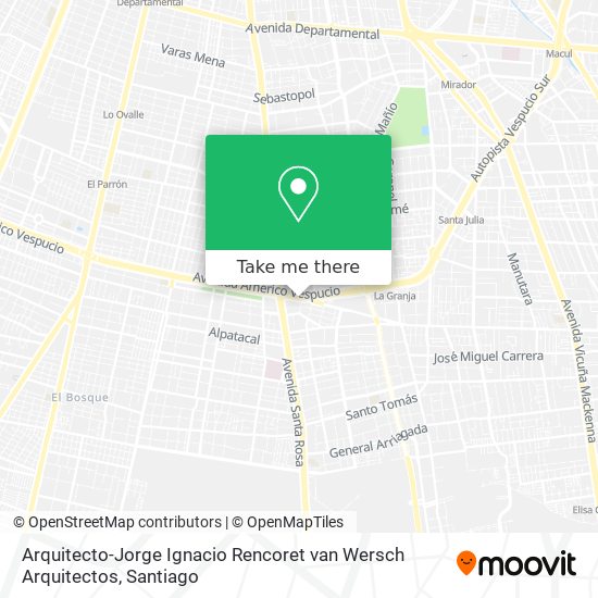 Arquitecto-Jorge Ignacio Rencoret van Wersch Arquitectos map