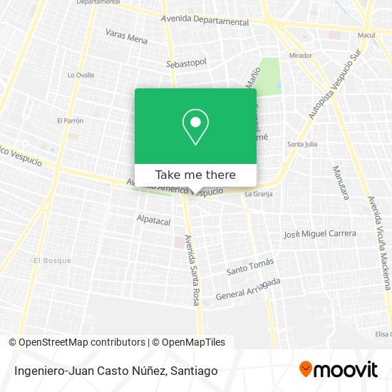 Ingeniero-Juan Casto Núñez map
