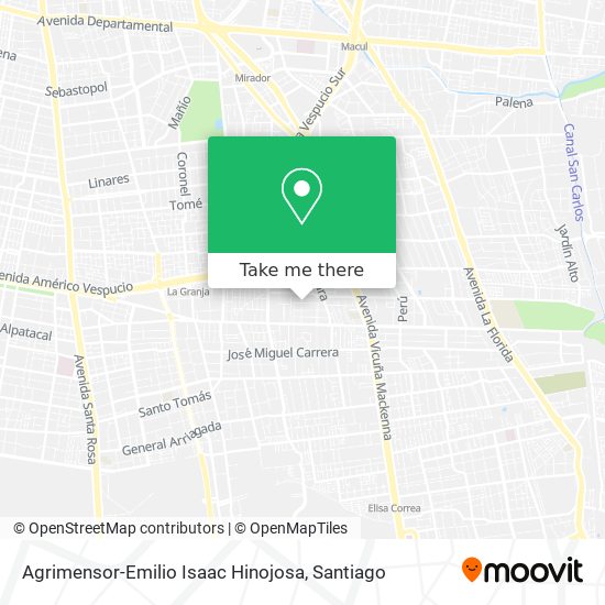 Agrimensor-Emilio Isaac Hinojosa map
