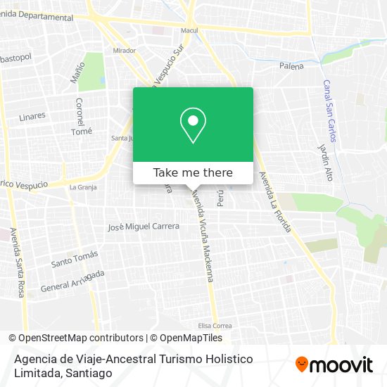 Agencia de Viaje-Ancestral Turismo Holistico Limitada map