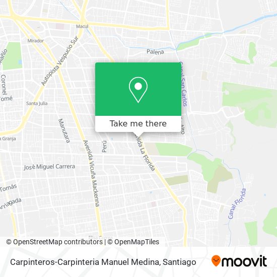 Carpinteros-Carpinteria Manuel Medina map