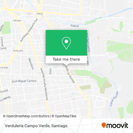 Verduleria Campo Verde map