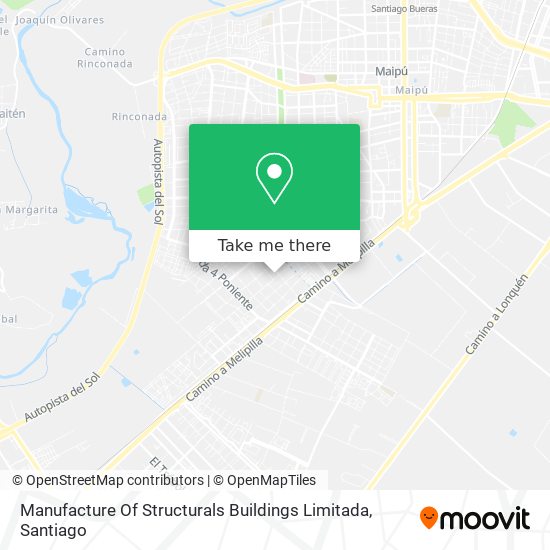 Mapa de Manufacture Of Structurals Buildings Limitada