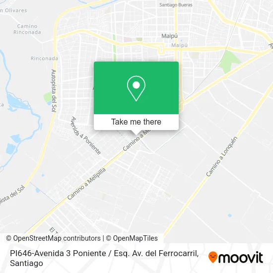 PI646-Avenida 3 Poniente / Esq. Av. del Ferrocarril map