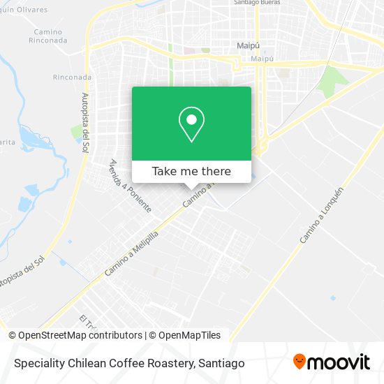 Mapa de Speciality Chilean Coffee Roastery