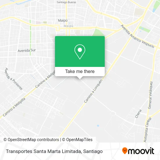 Transportes Santa Marta Limitada map