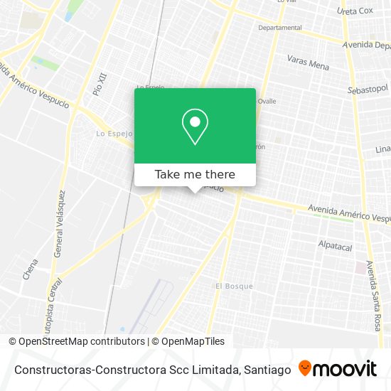 Constructoras-Constructora Scc Limitada map