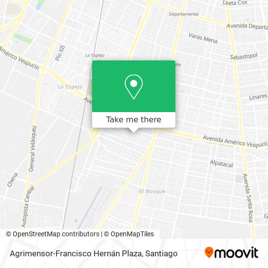 Agrimensor-Francisco Hernán Plaza map