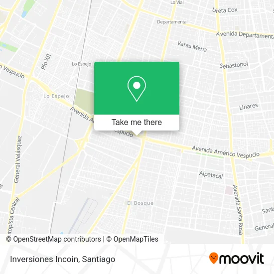 Inversiones Incoin map