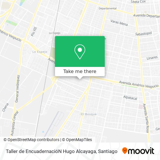 Mapa de Taller de EncuadernacióN Hugo Alcayaga