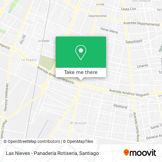 Las Nieves - Panadería Rotisería map