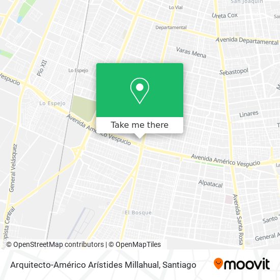 Arquitecto-Américo Arístides Millahual map