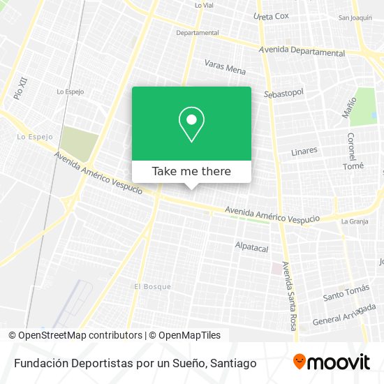 Fundación Deportistas por un Sueño map